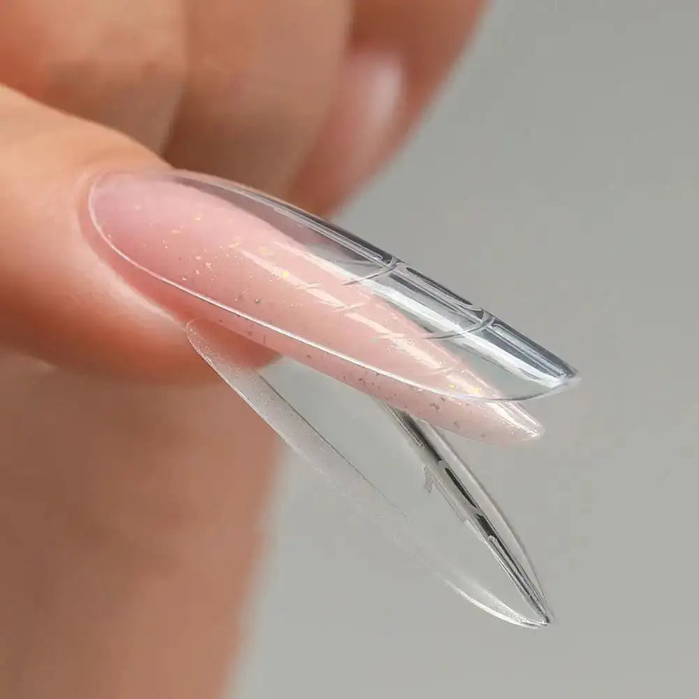 240-Piece Reusable Nail Extension Forms – Coffin & Almond Peaceful Pleasures Health and Wellness