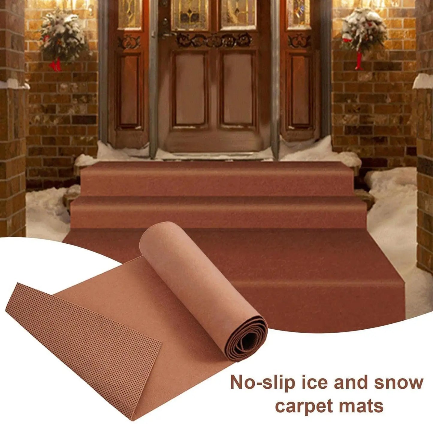 Anti-Slip Winter Walkway Runner Mat 300x40cm | Stairs & Porch