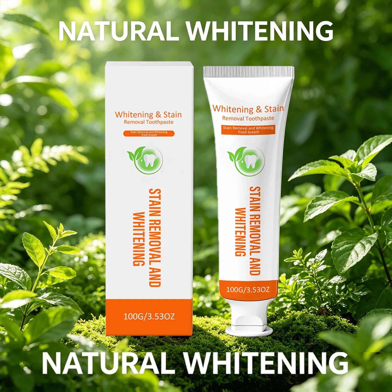 Whitening Stain Removal Toothpaste Remove Dental Plaque Freshing Eliminate Bad Breath Fragrance Gentle Cleaning Care Toothpaste Peaceful Pleasures Health and Wellness