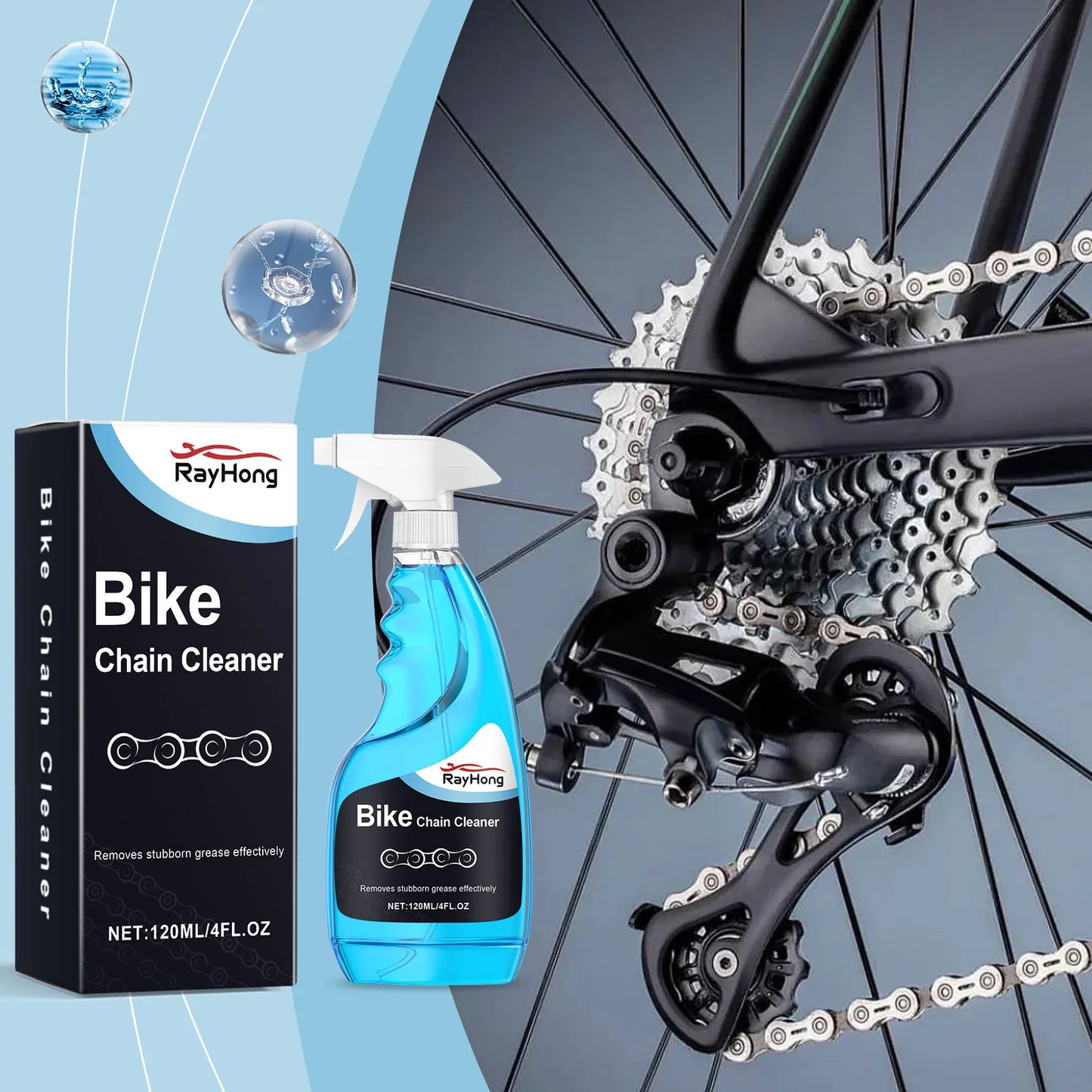 RayHong 120ml Anti-Rust Spray – Bike Chain & Car Rust Remover