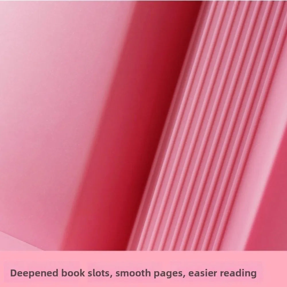 Height Adjustable Lifting Reading Bookshelf with Page Clip Non-Slip Base Tablet Books Holder Multifunctional Folding Peaceful Pleasures Health and Wellness