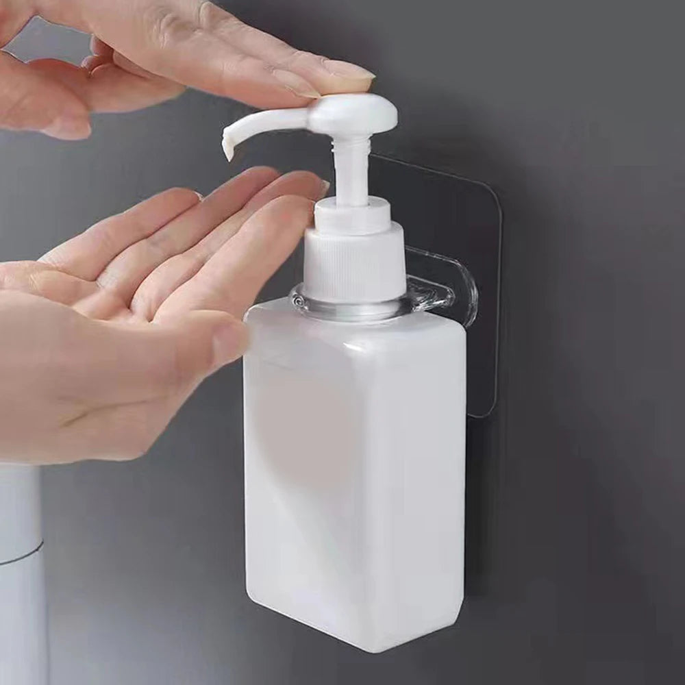 Adhesive Spray Bottle Hooks Easy To Use And Easy To Install Curtain Rod Holder for Bathroom Kitchen Home Hotel Peaceful Pleasures Health and Wellness