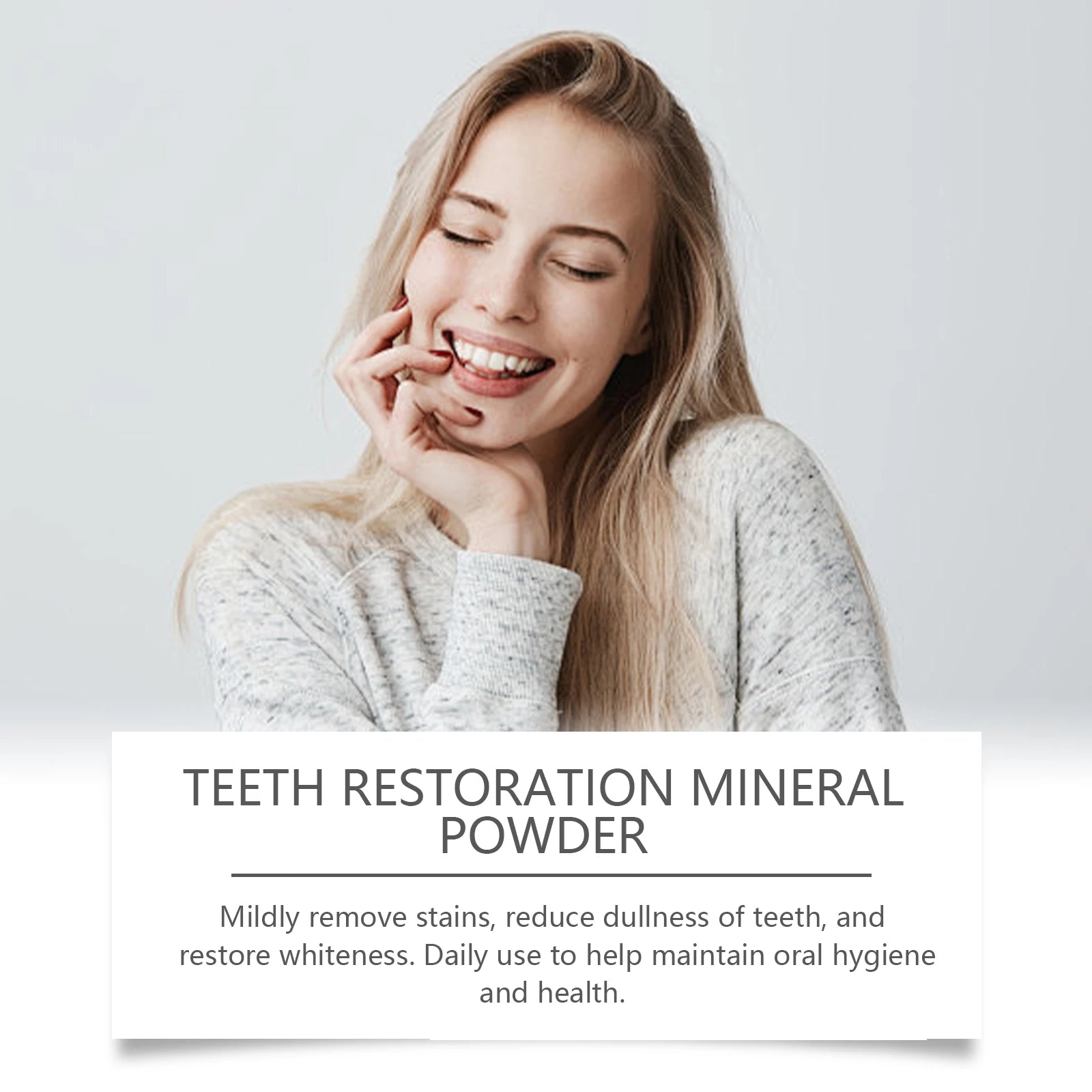 Purple Cleaning Tooth Powder Reduce Gum Discomfort Decompose Dental Plaque Preventing Tooth Decay Fresh Breath Oral Care Powder Peaceful Pleasures Health and Wellness