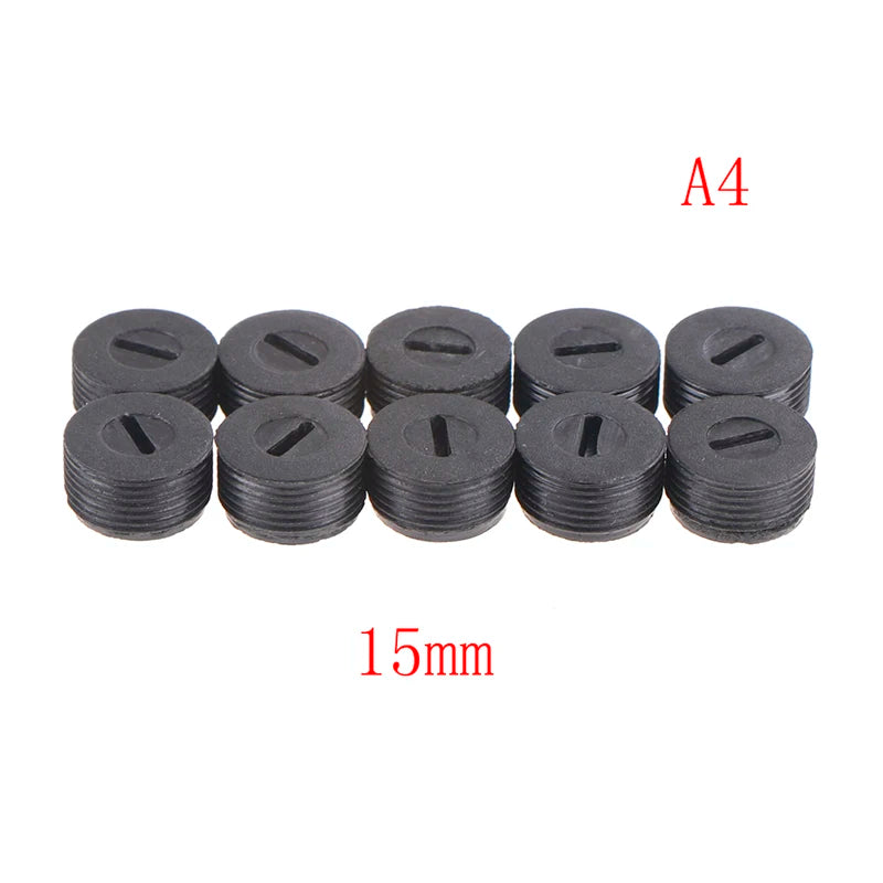 10Pcs Carbon Brush Holder Caps 12–22mm | Power Tool Covers