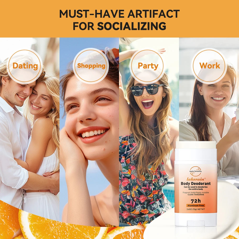 New Whole Body Deodorant Invisible Cream Stick 72 Hour Odor Control Aluminum Free Baking Soda Free Skin Care Peaceful Pleasures Health and Wellness