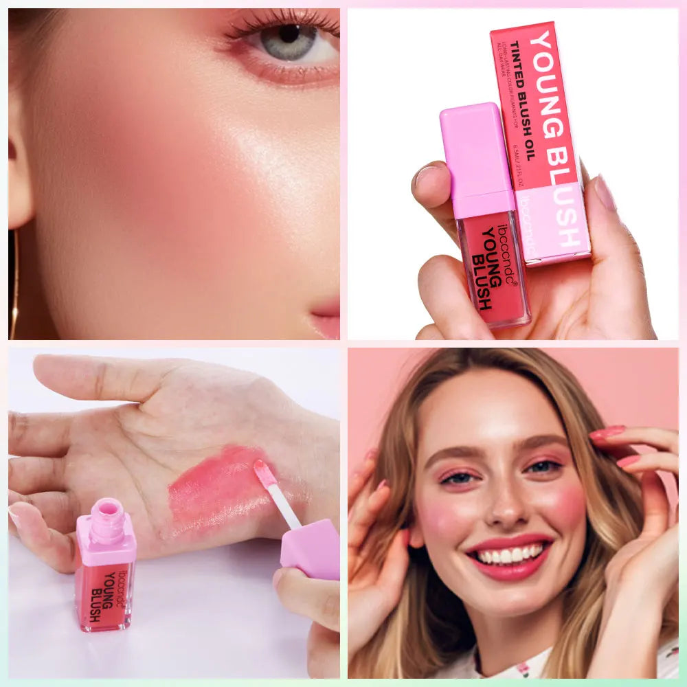 Color Change Blush Oil Pink Blusher Moisturizing Makeup Oil For Face Cheeks Natural Ph Color Changing Liquid Blush 6.5ml Peaceful Pleasures Health and Wellness