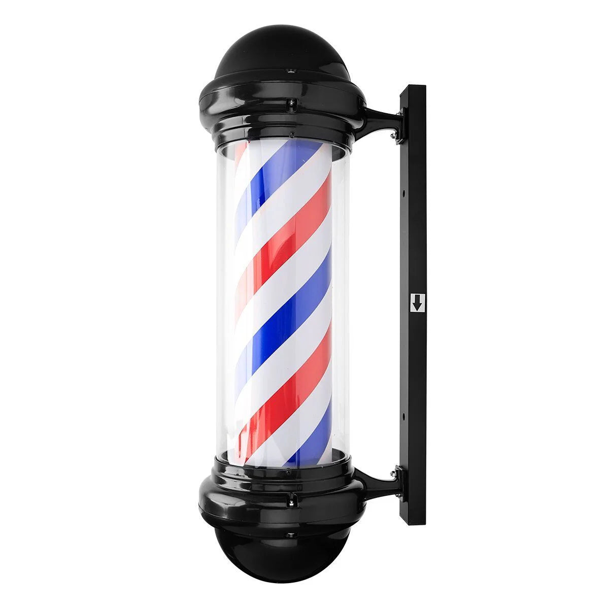 Barber Shop Outdoor Rotating LED Light Waterproof Energy-Saving Wall Mounted Night Light Salon 27 Inch Wall Light Open Sign Peaceful Pleasures Health and Wellness M-43