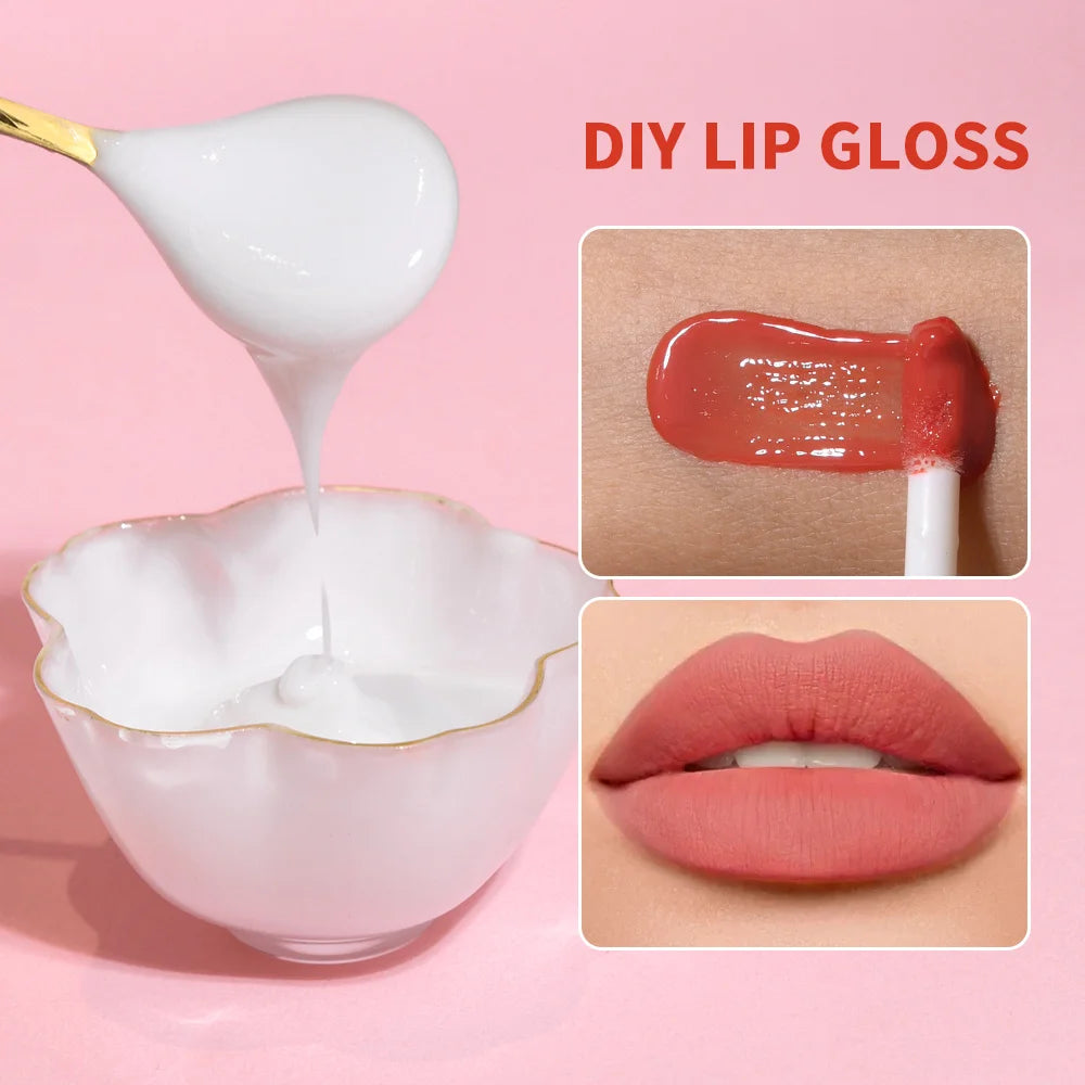 2025 NEW 100ml Lip Gloss Base Moisturized Non-stick Lotion Texture DIY Lip Glosses Matte Makeup Effect Lip Gloss Base Cosmetic Peaceful Pleasures Health and Wellness