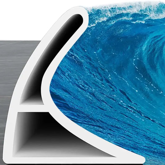 100cm Waterproof Silicone Self-Adhesive Bathroom Edge Protector Strips Anti-Slip Shower Guards for Toilet Bathtub Countertop Peaceful Pleasures Health and Wellness