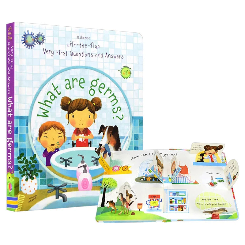 Usborne What Germs Lift-the-flap Book Interactive Pop-up Science