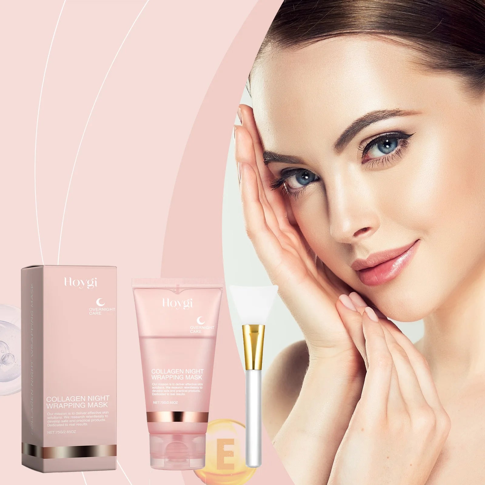 Collagen Peel off Mask Pore Shrinking Blackhead Removal Oil Control Skin Rejuvenation Moisturizing Brightening Korean Skin Care Peaceful Pleasures Health and Wellness