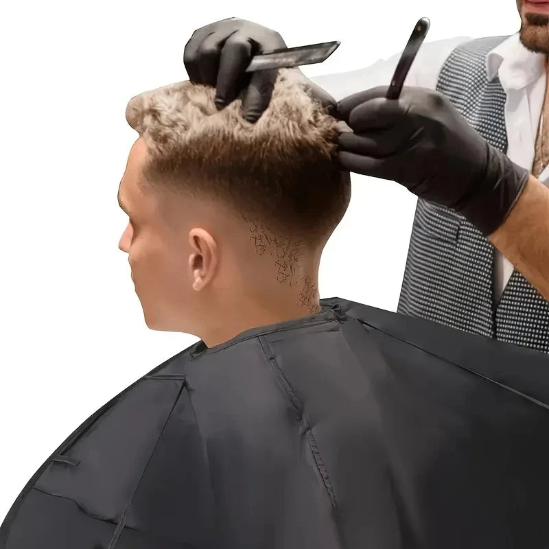 Adjustable Professional Hair Cutting Salon Cape - Neck Brush for Hair Stylists & Barbers Peaceful Pleasures Health and Wellness