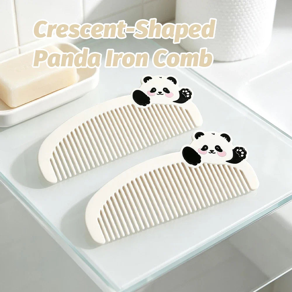 Cute Panda Wide Tooth Pocket Comb – Portable Travel Comb