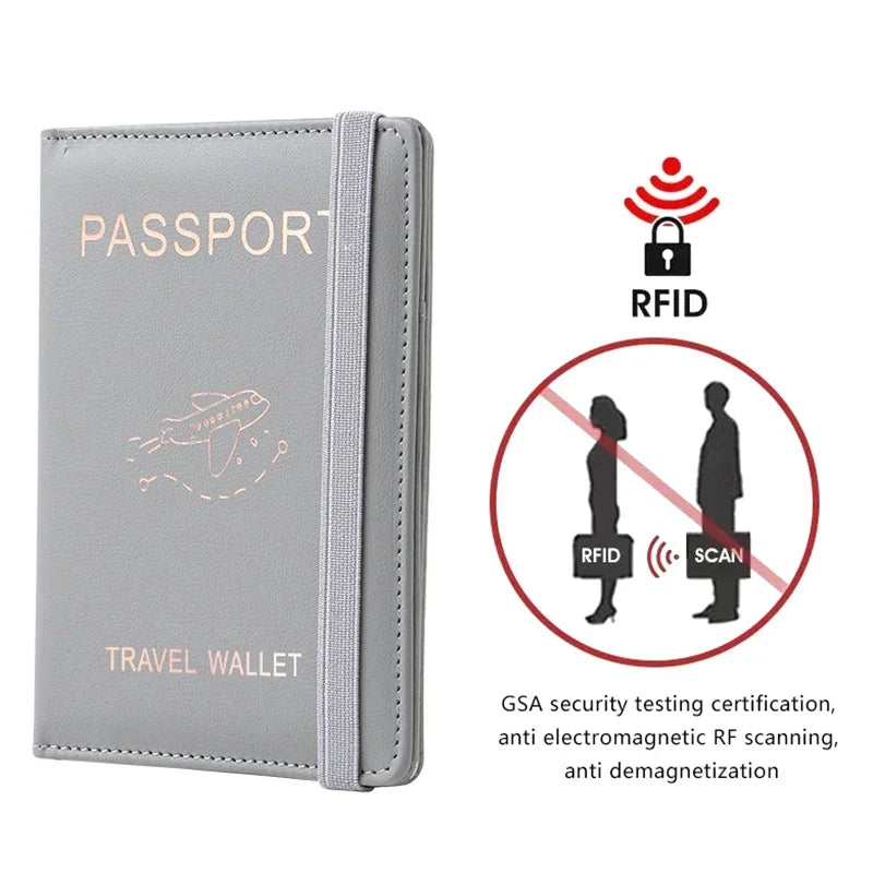 Waterproof PU Leather Passport Holder & Travel Wallet