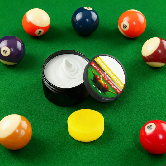 50g Billiard Ball Cleaner Wax, Cleaning & Restoring Polishes Removes Dust Dirt Grime For Pool Balls, Beginners Pro Men Women Peaceful Pleasures Health and Wellness
