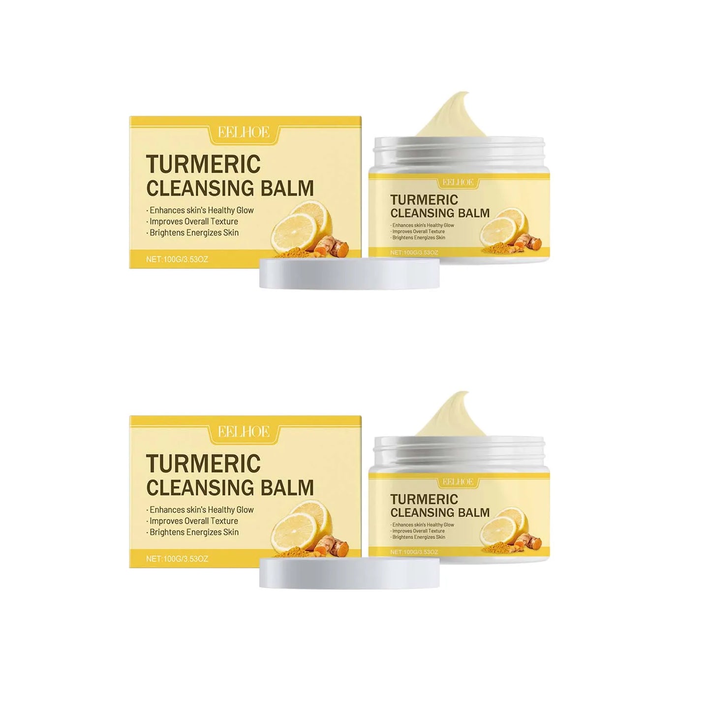 Turmeric Ginger Lemon Cleansing Balm Makeup Remover 100g