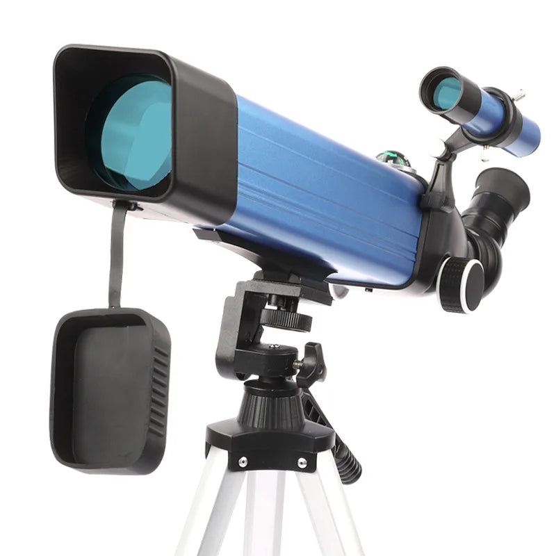 500Mm Refractor Astronomical Telescope 60Mm Lens 20X-166X for Moon Watching with Adjustable Tripod Mobile Holder Kid Beginner Peaceful Pleasures Health and Wellness