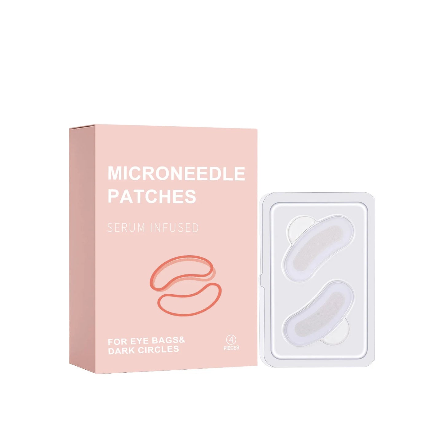 Retinol Eye Care Patches Firming Eye Bags Relief Puffiness Reduce Dark Circle Repair Skin Elasticity Portable Eye Soothe Sticker Peaceful Pleasures Health and Wellness 4pcs Boxed