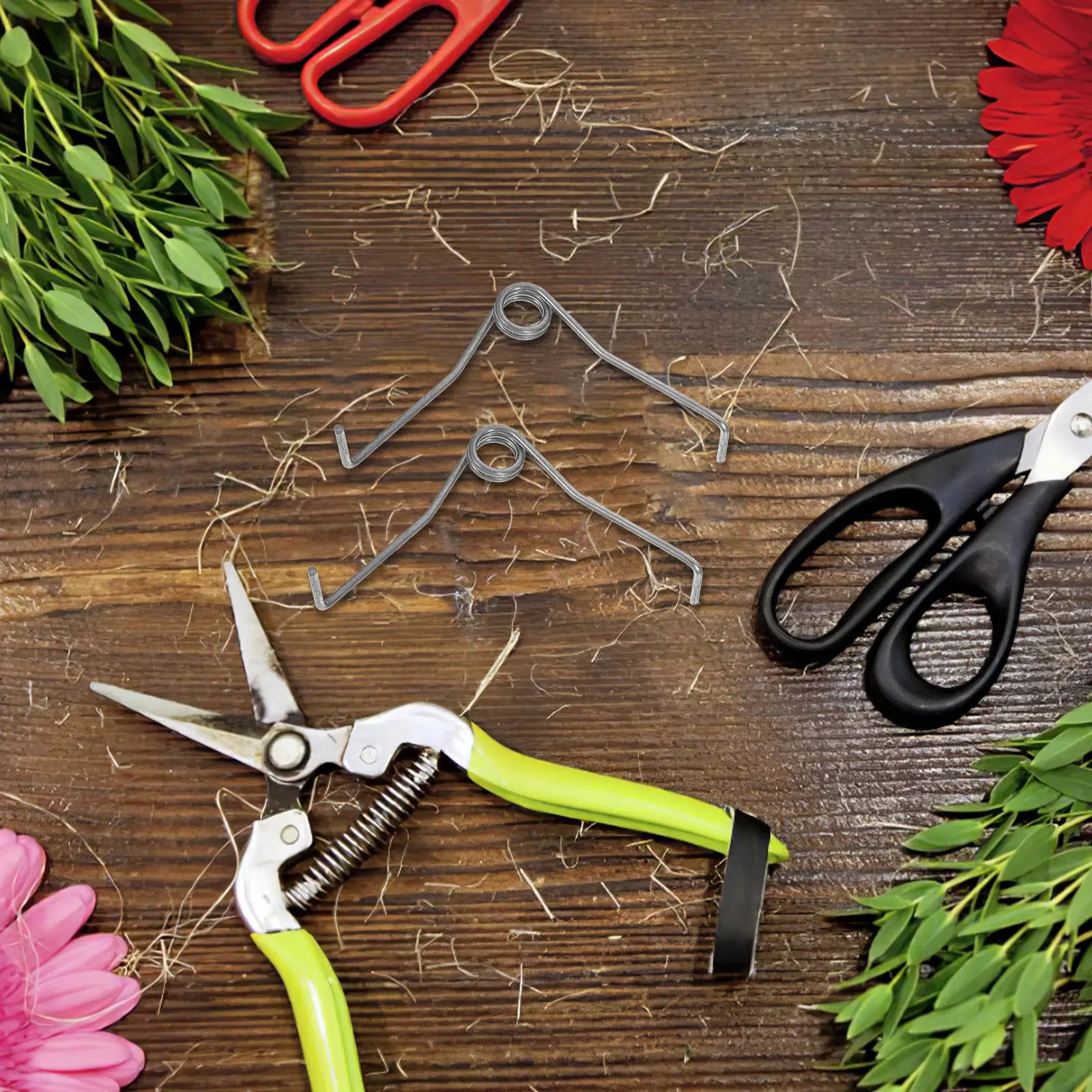 10Pcs V-Shaped Pruning Shears Springs for Garden Tools High-Performance Pruner Replacement Springs Automatic Rebound Garden Peaceful Pleasures Health and Wellness