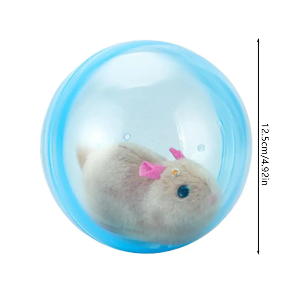 Electric Rolling Ball Toy for Cats, Hamsters & Small Pets Electric Pet Toy Peaceful Pleasures Health and Wellness Blue