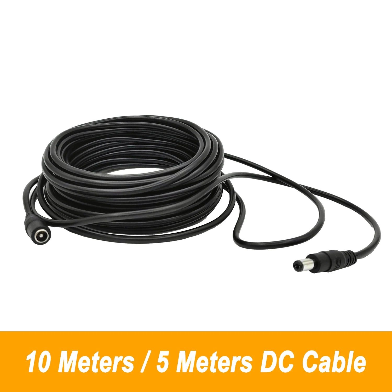 5M 10M DC12V Power Extension Cable 5.5mm*2.1mm Connector Male To Female For LED Lamp CCTV Security Camera Black Power Cable Cord Peaceful Pleasures Health and Wellness