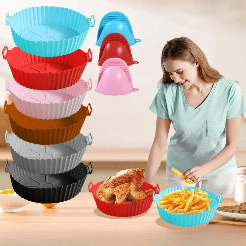 Reusable Silicone Baking Mat Set – Non-Stick Oven & Air Fryer Liner