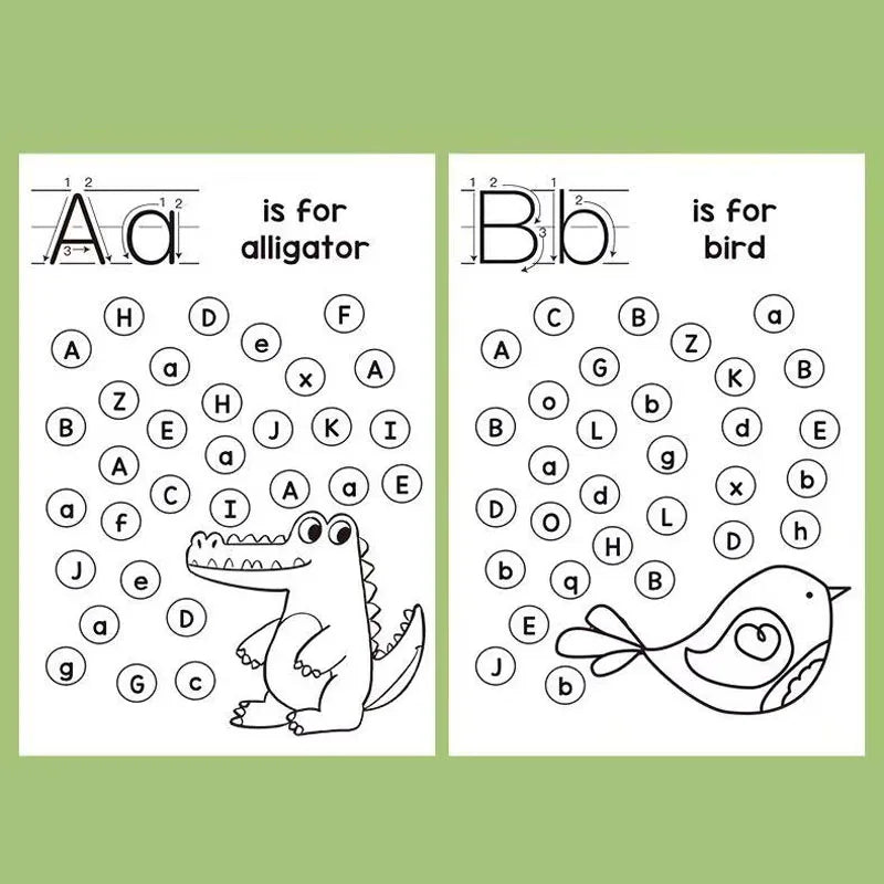 Children Calligraphy 26 Alphabet Tracing Workbook Educational Books
