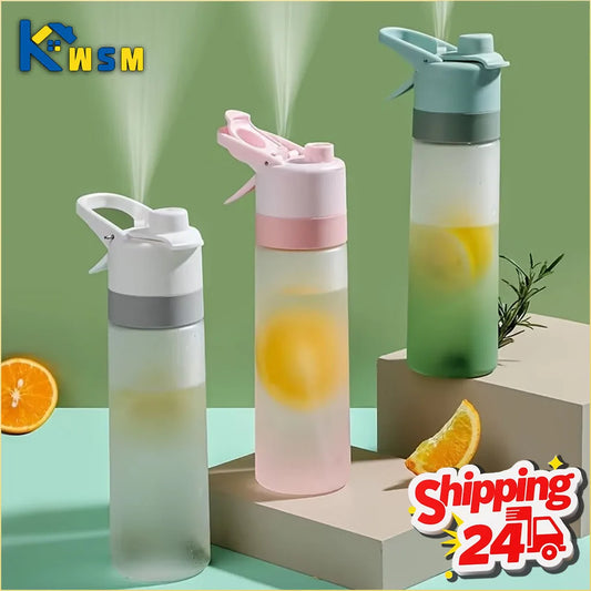 650ml Mist Spray Water Bottle with Straw – BPA-Free Reusable Mist Spray Water Bottle Oasis Select