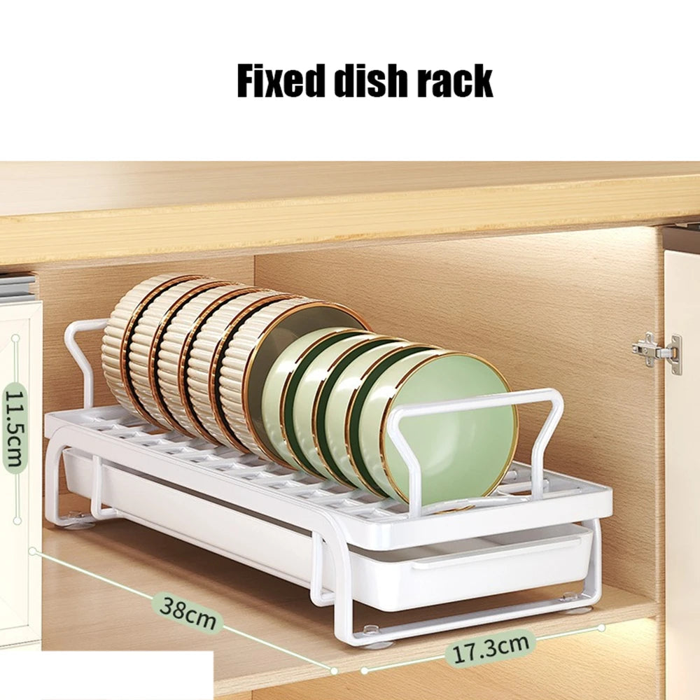 Carbon Steel Dish Drainer Rack | Kitchen Countertop Organizer