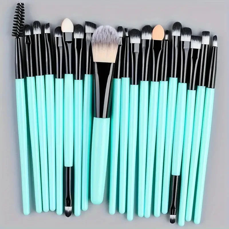 RUNTOIN 20Pcs Eye Makeup Brush Set – Ultra Soft Eyeshadow