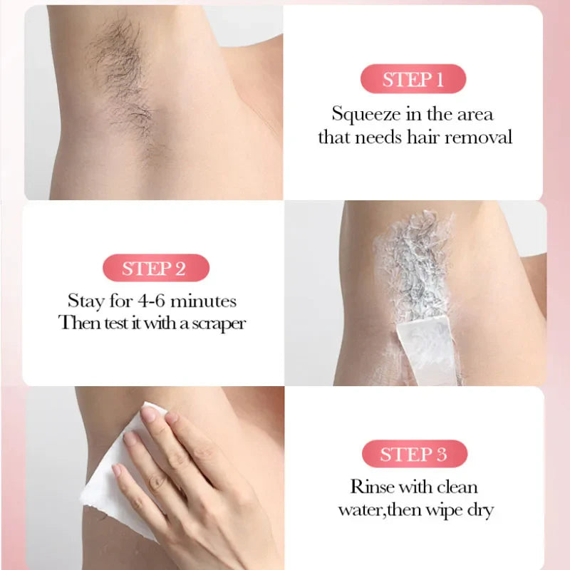 SADOER 3-Min Hair Removal Cream | Face, Body & Intimate Areas