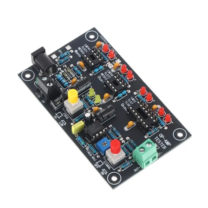 T2 OP AMP Tester – Single/Dual/Quad Op-Amp Chip DC 12V OP AMP IC Tester Peaceful Pleasures Health and Wellness