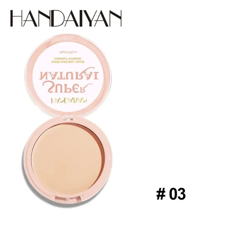 Handaiyan Matte Pressed Powder Foundation – 8 Shades, Oil Control