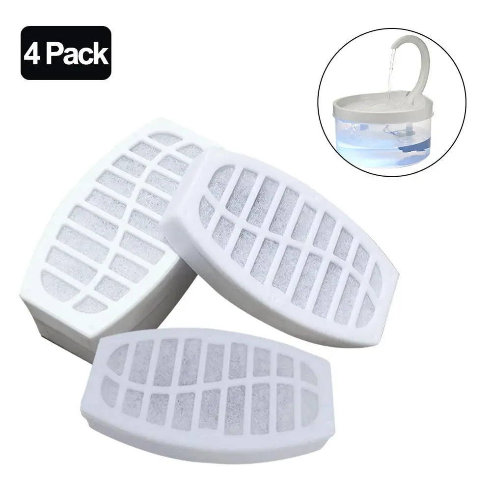 4PCS Cat Water Fountain Filter Carbon Replacement Filters for Pet Water Dispenser Peaceful Pleasures Health and Wellness 4pcs B China Mainland
