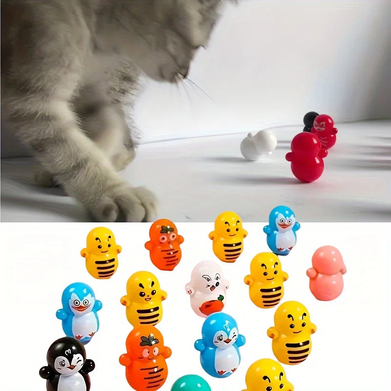 Cat Rolling Toys Set 8/16pcs – Interactive Play & Exercise