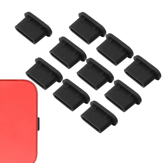 10-Pack Type-C Silicone Dust Plugs – USB Port Protector Caps USB Port Dust Caps Peaceful Pleasures Health and Wellness