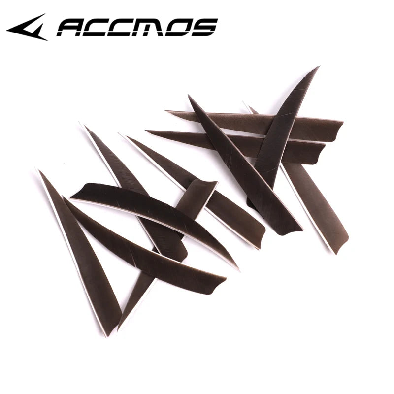 Archery Turkey Feather Real Arrow Vans DIY Fletches Accessory RW