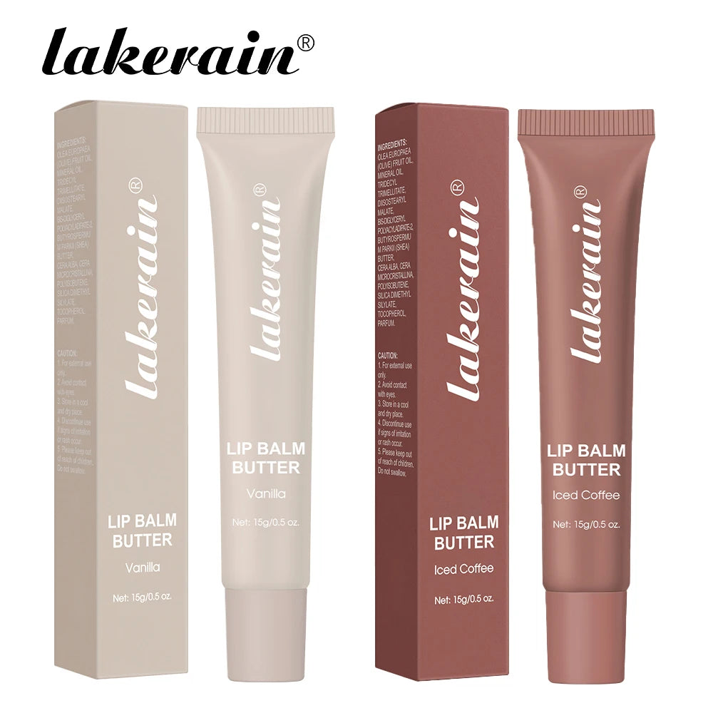 Butter Lip Balm Long Lasting Nourishes Moisturizes Soothes Lips Jelly Lip Gloss Oil Beautifying Smoothing Lip Care Balm Makeup Peaceful Pleasures Health and Wellness Vanilla Iced Coffee