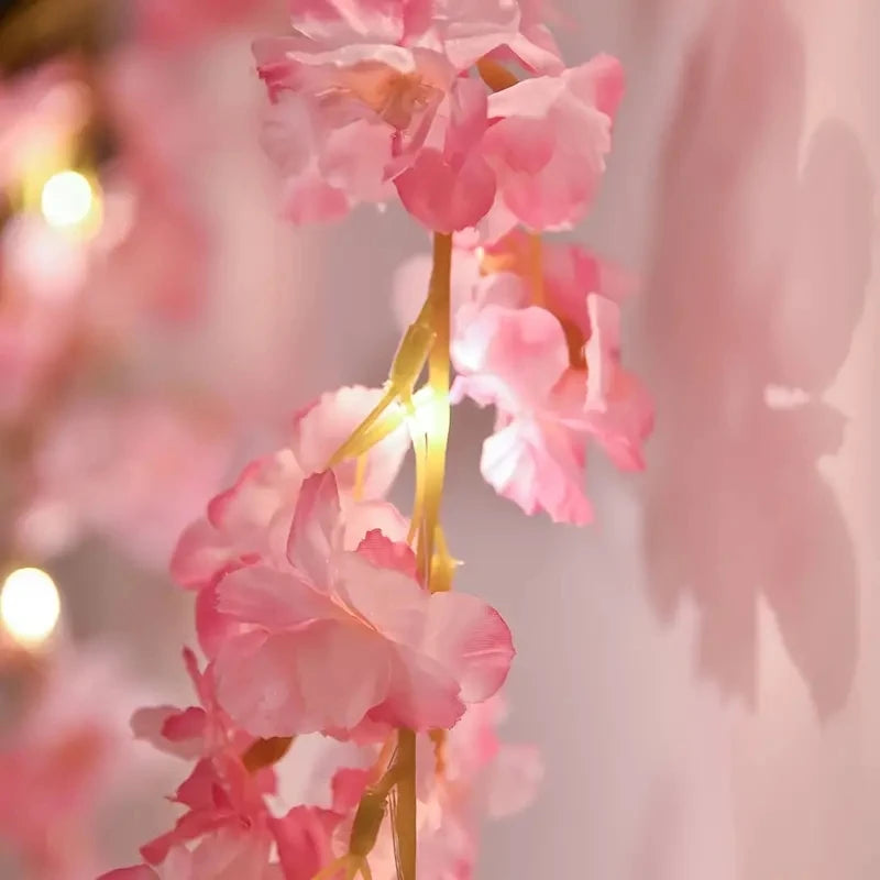 Cherry Blossom Vine String Lights – Battery Fairy Lights Décor