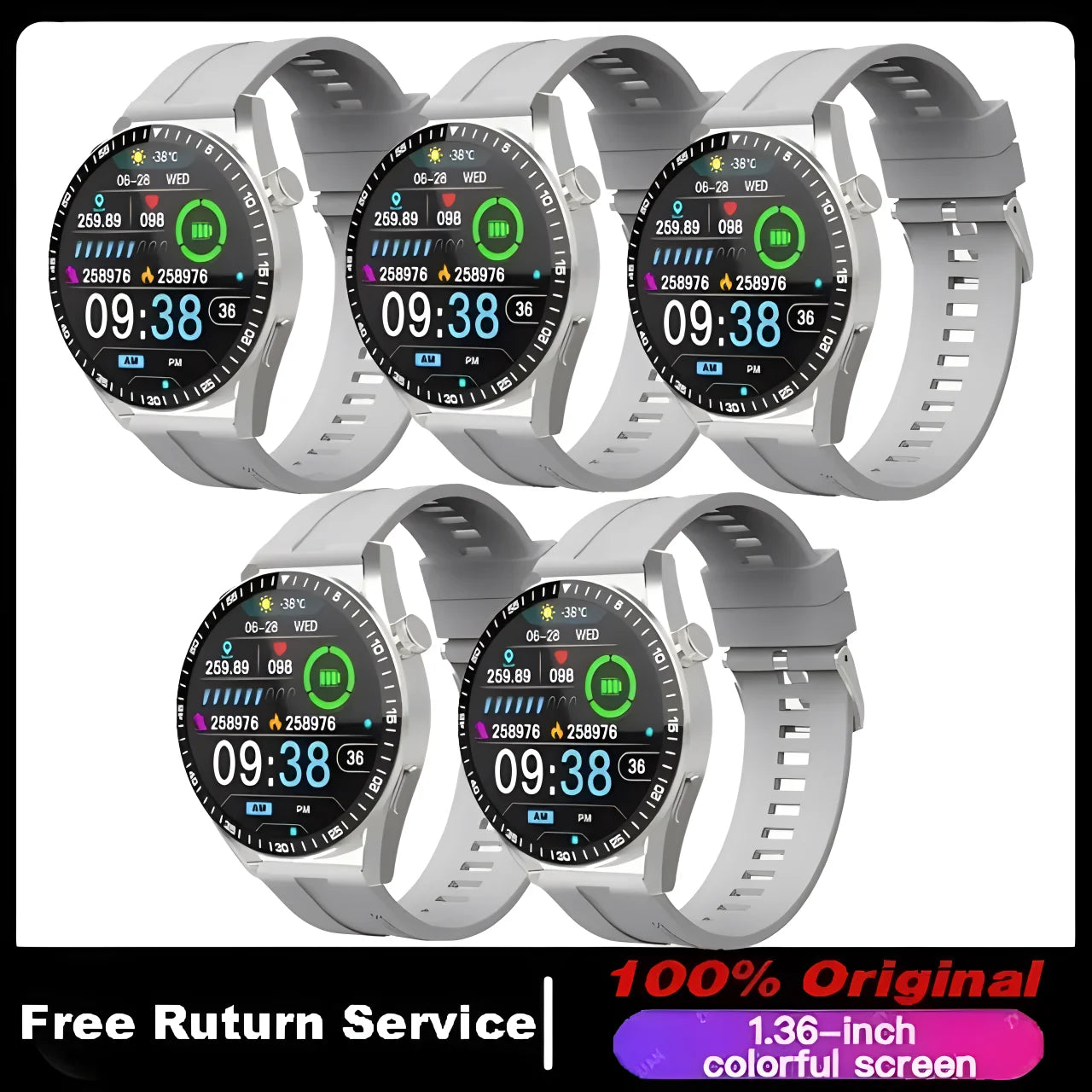 Pro Smart Watch Men Women AMOLED 420*420 HD Screen Heart Rate Bluetooth Call Waterproof relojes inteligentes SmartWatch 2023 Peaceful Pleasures Health and Wellness 5Wh NEW GT3
