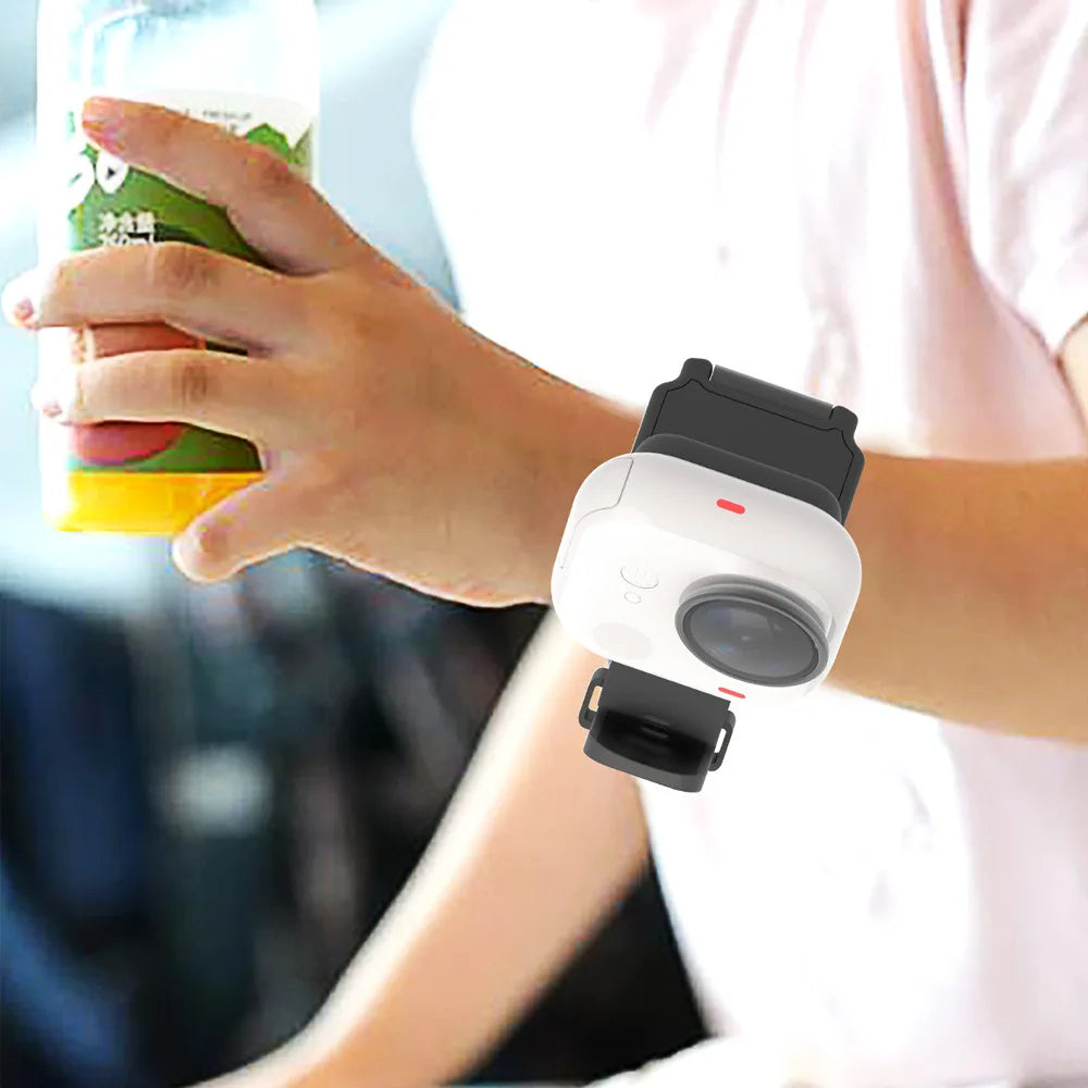 Magnetic Silicone Wrist Strap Mount For Insta360 Go Ultra Camera Supports horizontal Vertical Shooting Unlocking Multiple Angles Peaceful Pleasures Health and Wellness