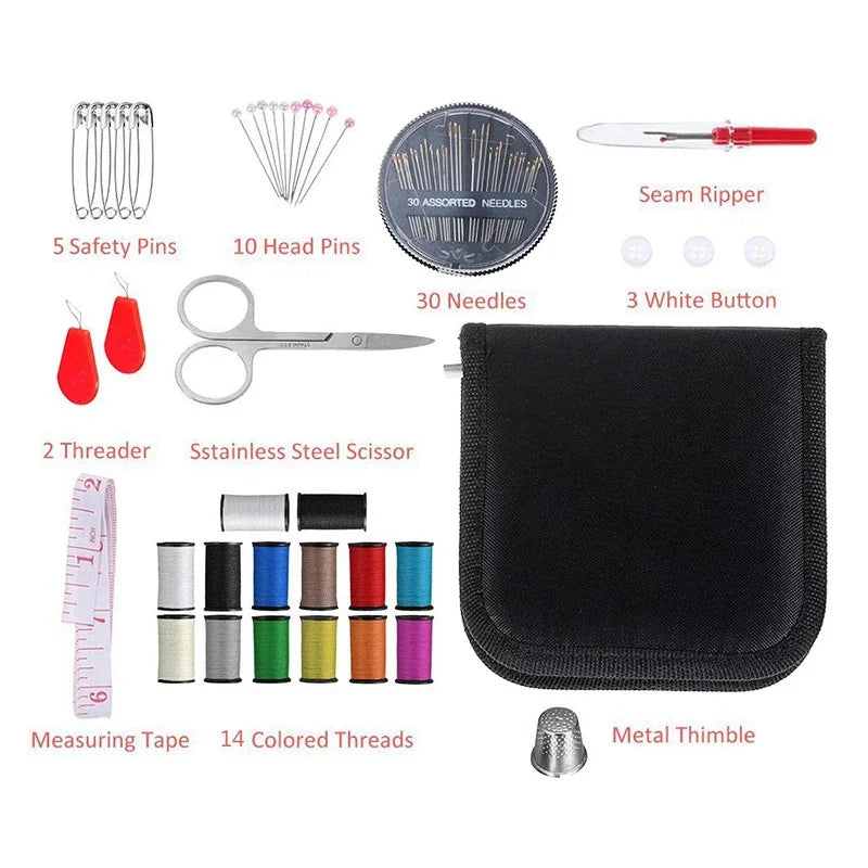Sewing Kits 68Pcs DIY Multifunctional Combination Portable Sewing Hand Sewing Embroidery Tools Home Sewing Set Accessories Peaceful Pleasures Health and Wellness