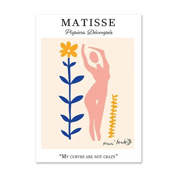 Picasso Matisse Abstract Wall Art Canvas Painting Nordic Color Block Aesthetics Posters and Prints Living Room Decor Pictures Peaceful Pleasures Health and Wellness