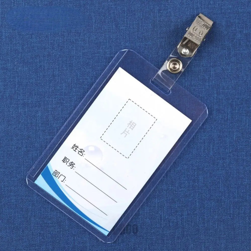 PVC Badge Holder – Clear ID & Work Card Protector Cover