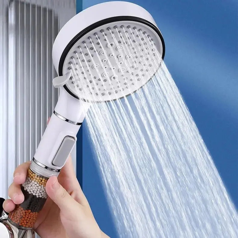 5-Mode Handheld Shower Head | Filter Beads & Pressure Boost