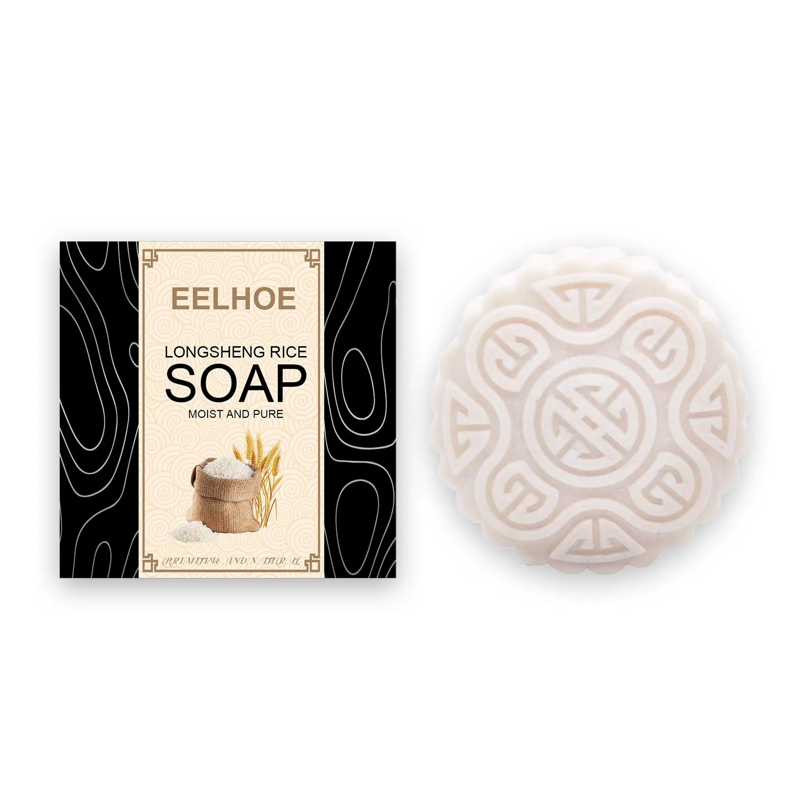 EELHOE Rice Soap Shampoo Bar for Hair Growth Care Peaceful Pleasures Health and Wellness Rice Soap