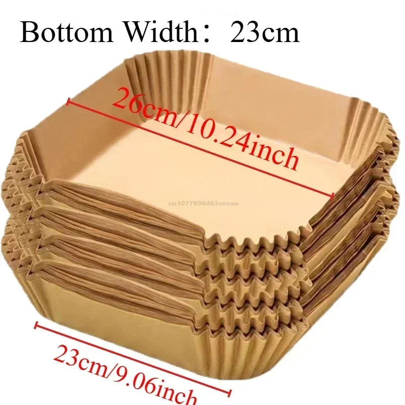 Disposable Air Fryer Parchment Liners – Non-Stick Baking Paper