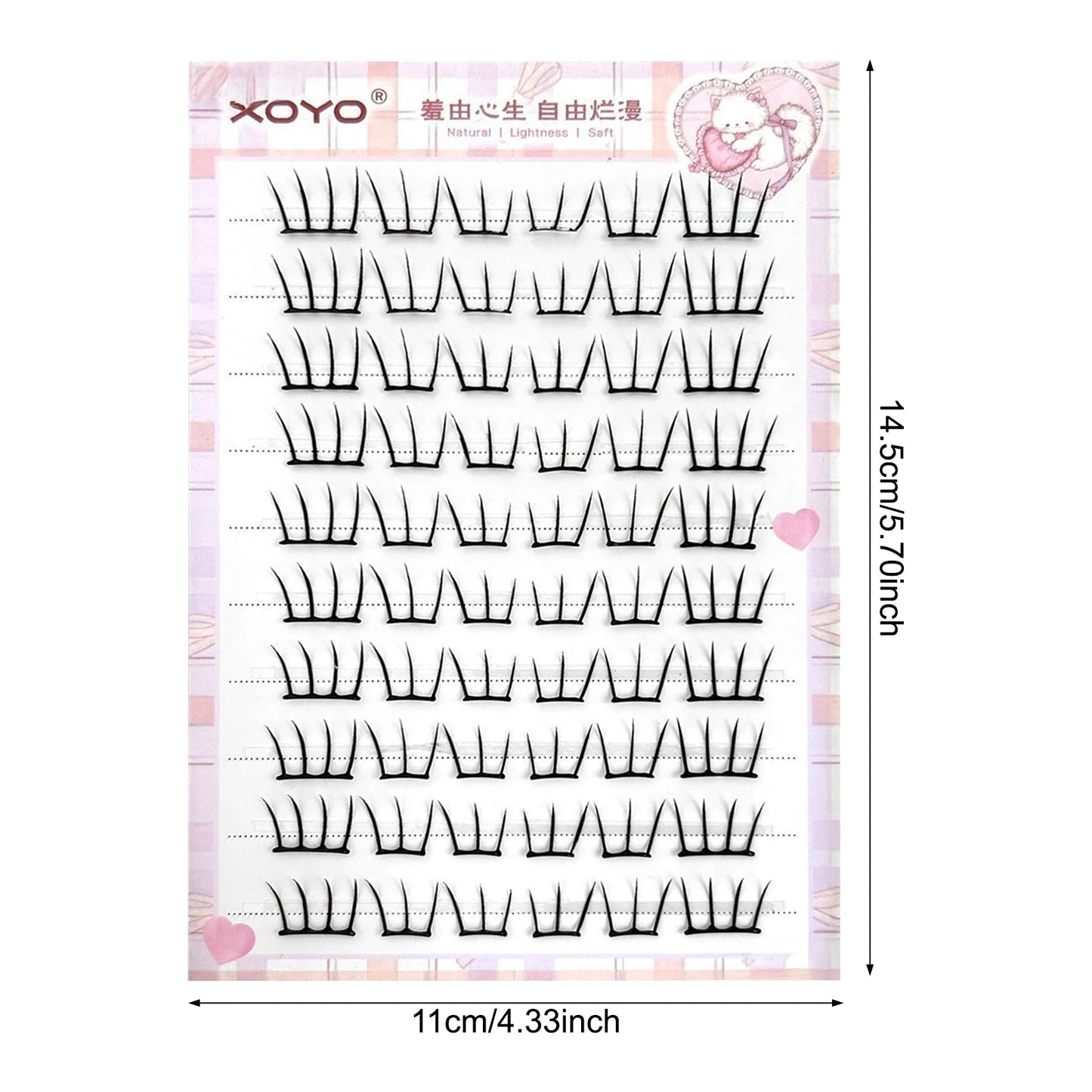 DIY Cluster Lash Extensions 9–12mm | Wispy False Eyelashes