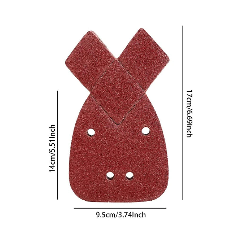 10 Mouse Sanding Sheets Sandpaper Sander Grit 60 320 Grits Fit Black