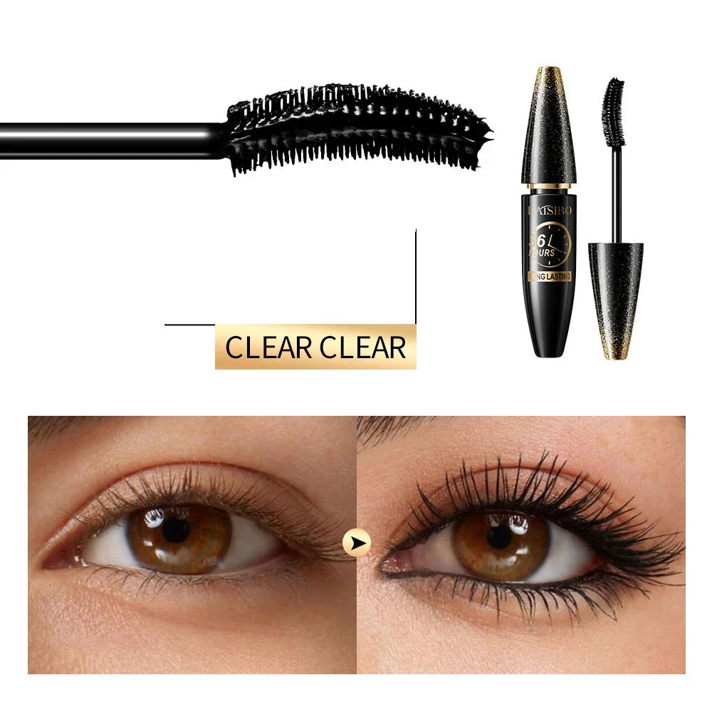 Volumizing Curling Mascara – Long-Lasting Non-Greasy Eye Black